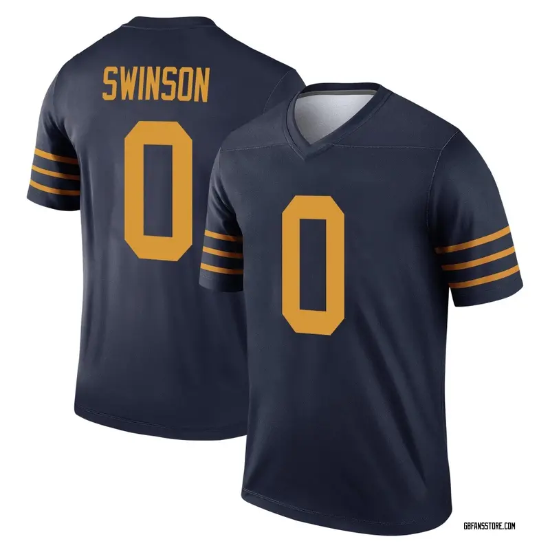 Men's Navy Legend Messiah Swinson Green Bay The 1923 Classic Jersey