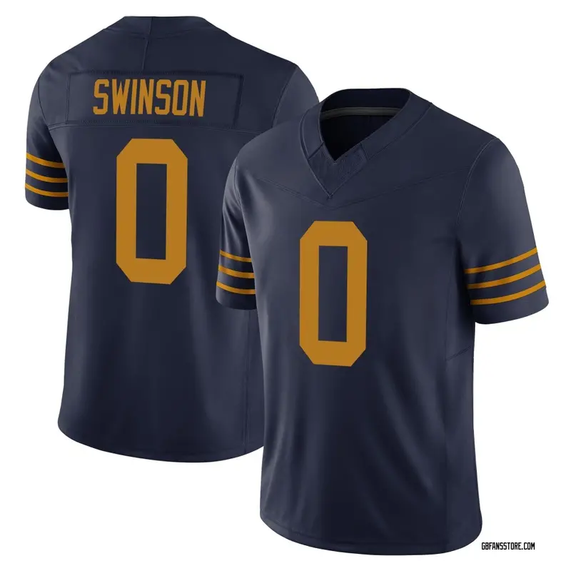 Men's Navy Limited Messiah Swinson Green Bay The 1923 Classic Vapor F.U.S.E. Jersey