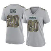 Women's Gray Game Kevin King Green Bay Atmosphere Fashion Jersey